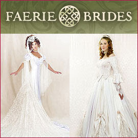 Medieval bridal dresses