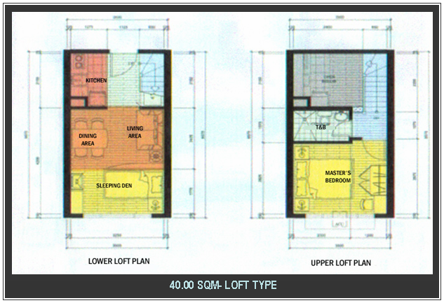 40 sqm. Loft Type