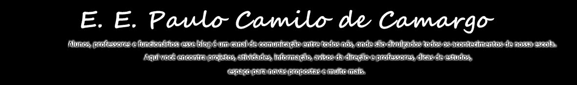 E.E. PAULO CAMILO DE CAMARGO