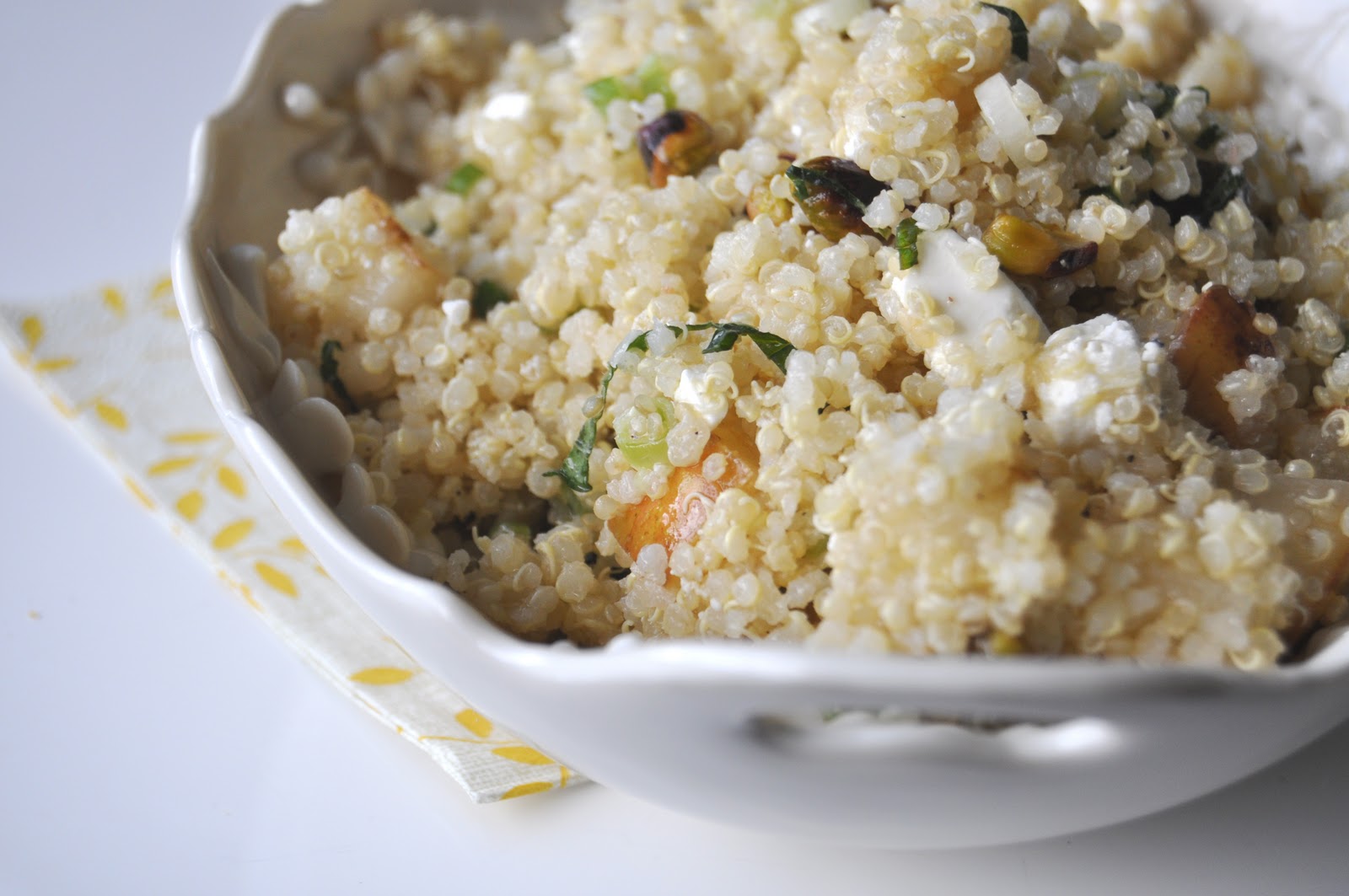Impeccable Taste Quinoa Salad with Pear, Feta and Mint
