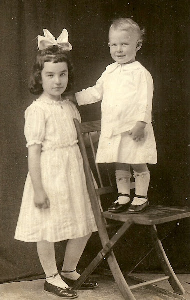 John and his big sister, Ruby Nell