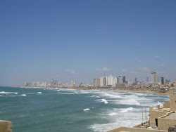 Tel Aviv, along the shore