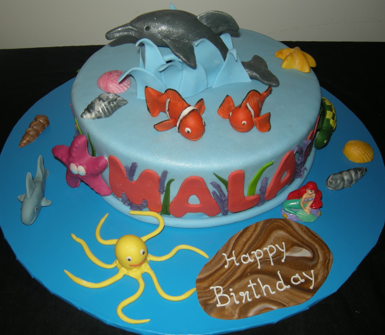 Harshi's Cakes & Bakes: Ocean Theme Cake
