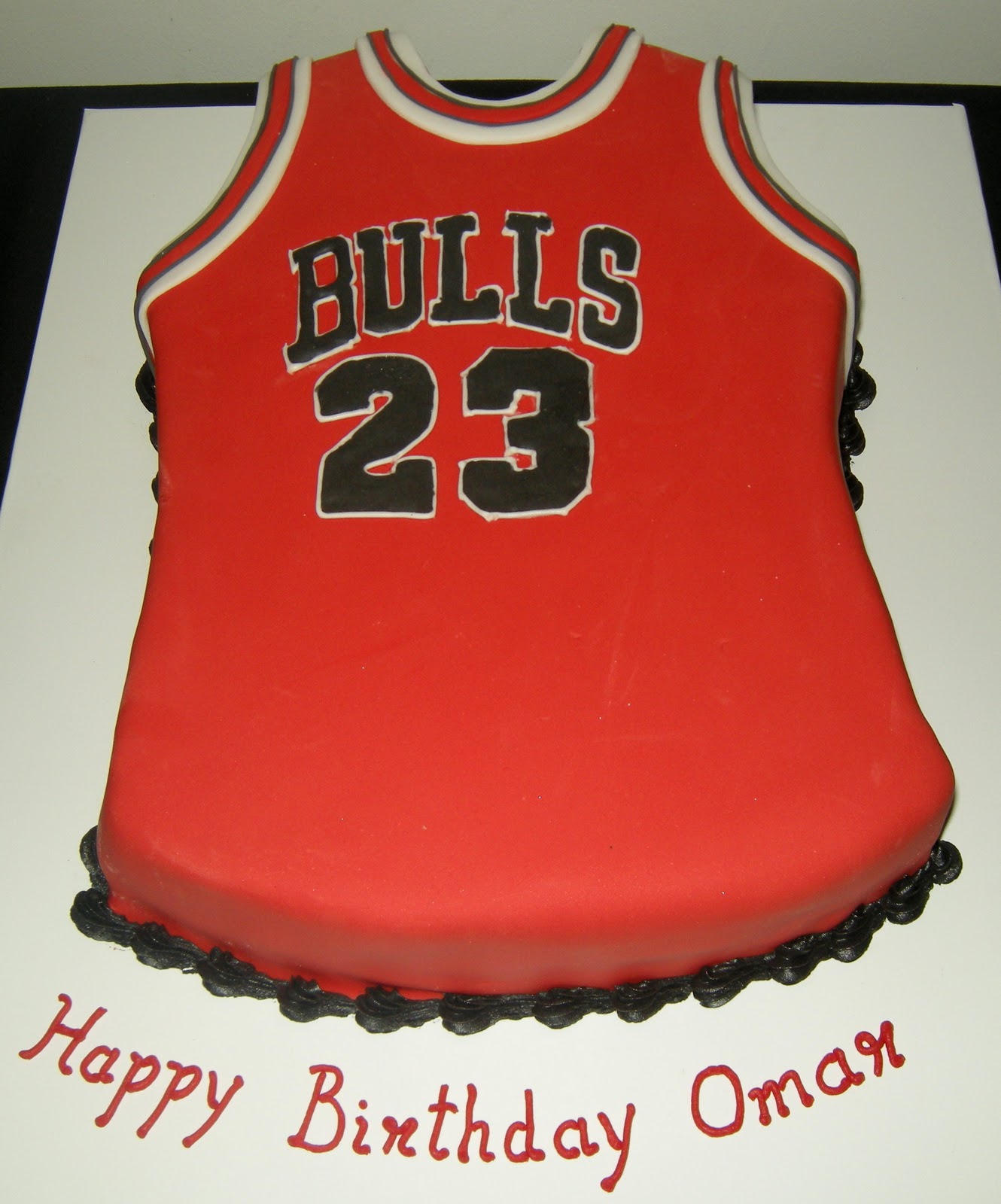 Harshi's Cakes & Bakes Bulls Basketball Jersey