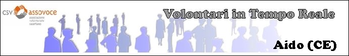 volontari in tempo reale Aido ce