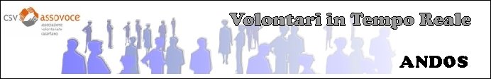 volontari in tempo reale andos