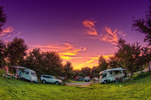 WOW! Beautiful sky and RVs - one of the many reasons to go RVing