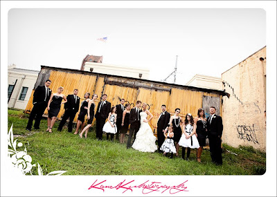 Rock and Roll Elegant Wedding by K&K Photography via TheELD.com