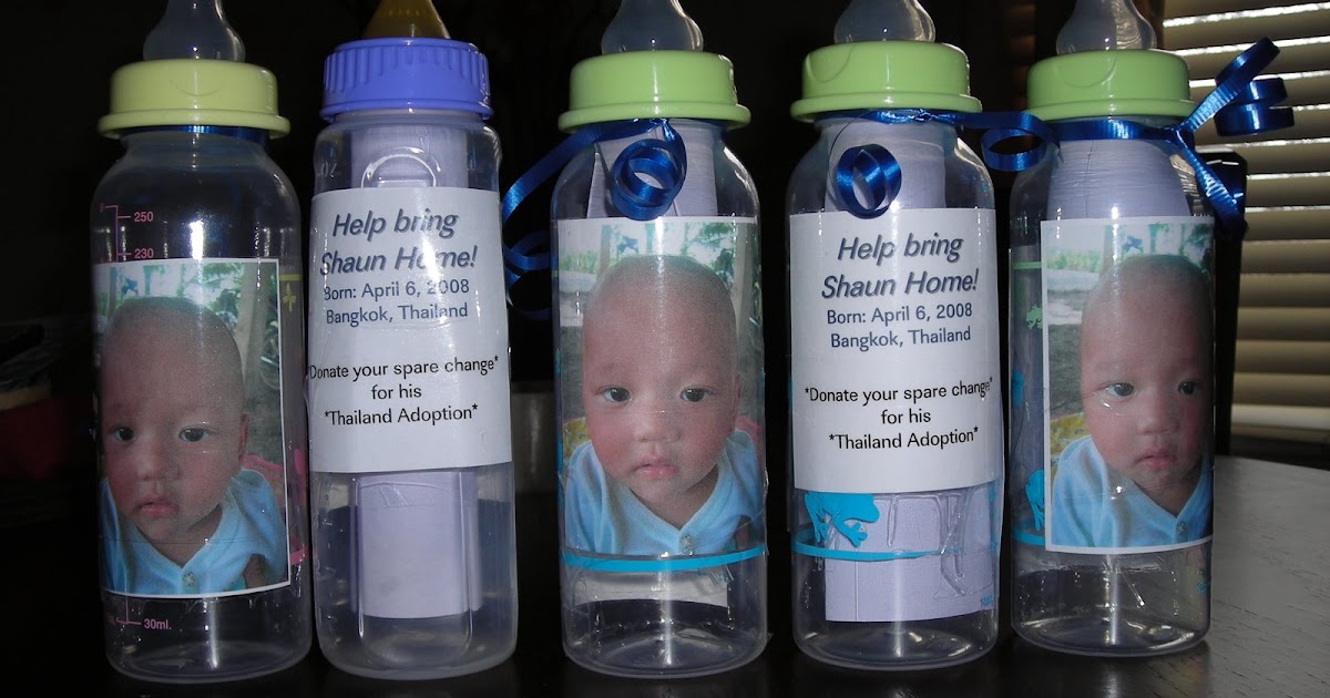 Journey to Shaun Baby Bottle Fundraising!