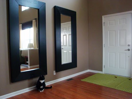 The Design Slice Mirror On Wall