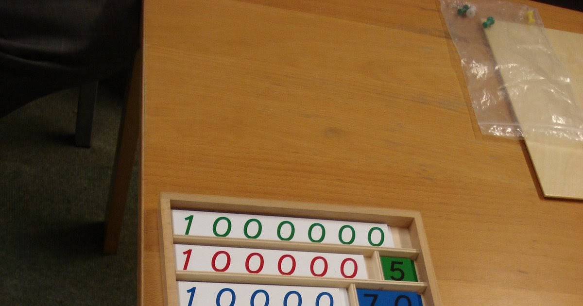 THE LEARNING ARK Elementary Montessori The BANK GAME....