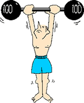 Guy Lifting Weights