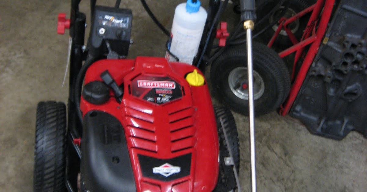 mr. fix it Craftsman pressure washer