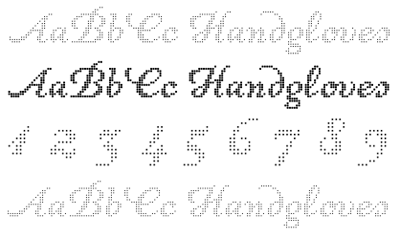 fontshop FF Nelio OT pixel bitmap script font typeface