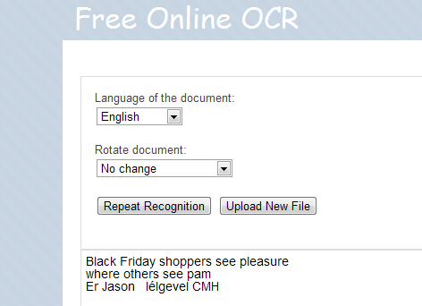 online ocr