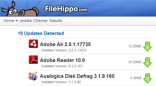 FileHippo Update Checker FileHippo Update Checker