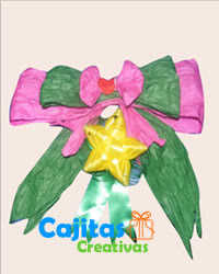 Lazo Decorativo para Regalos hecho en cinta twiz