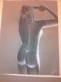 Picture that I have drawn last semester using charcoal as my medium