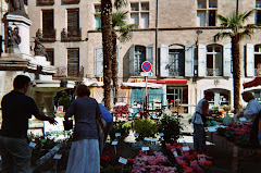 Out door market day in Pezenas