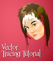 Gambar Vector Wajah di Illustrator