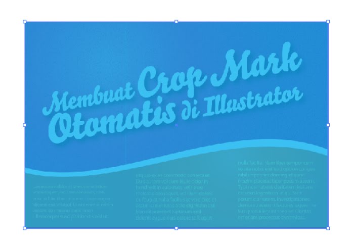 Membuat Crop Marks (Tanda Potong) Otomatis di Illustrator