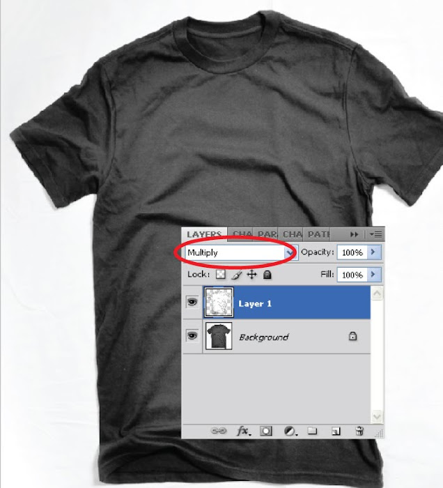 Membuat Preview Desain Kaos di Photoshop
