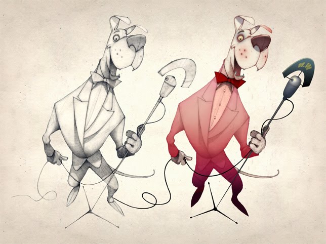 Dogs ( Traditional / Photoshop ).