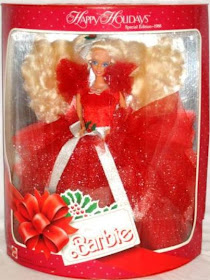 1988 holiday barbie doll