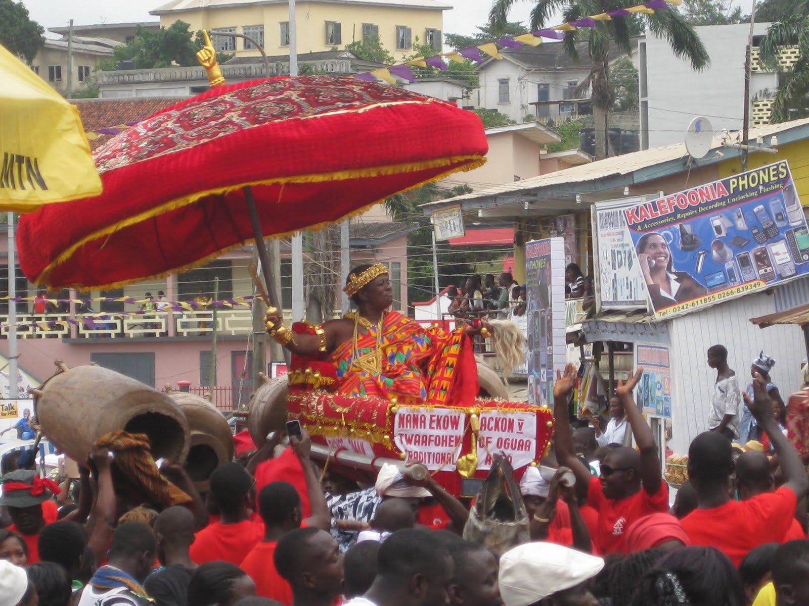 Danielle in Cape Coast Oguaa Fetu Afahye