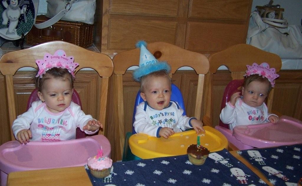 The Panunzio Family est. 2002 Triplets are 1 year old!