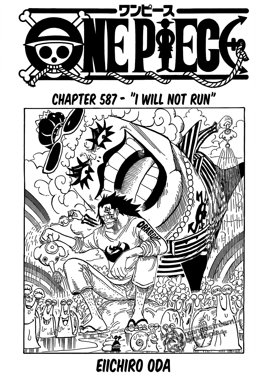 I Will not run| Read One Piece 587 Online | 00 - Press F5 to reload this image