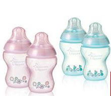 TOMMEE TIPPEE TINTED FEEDING BOTTLE