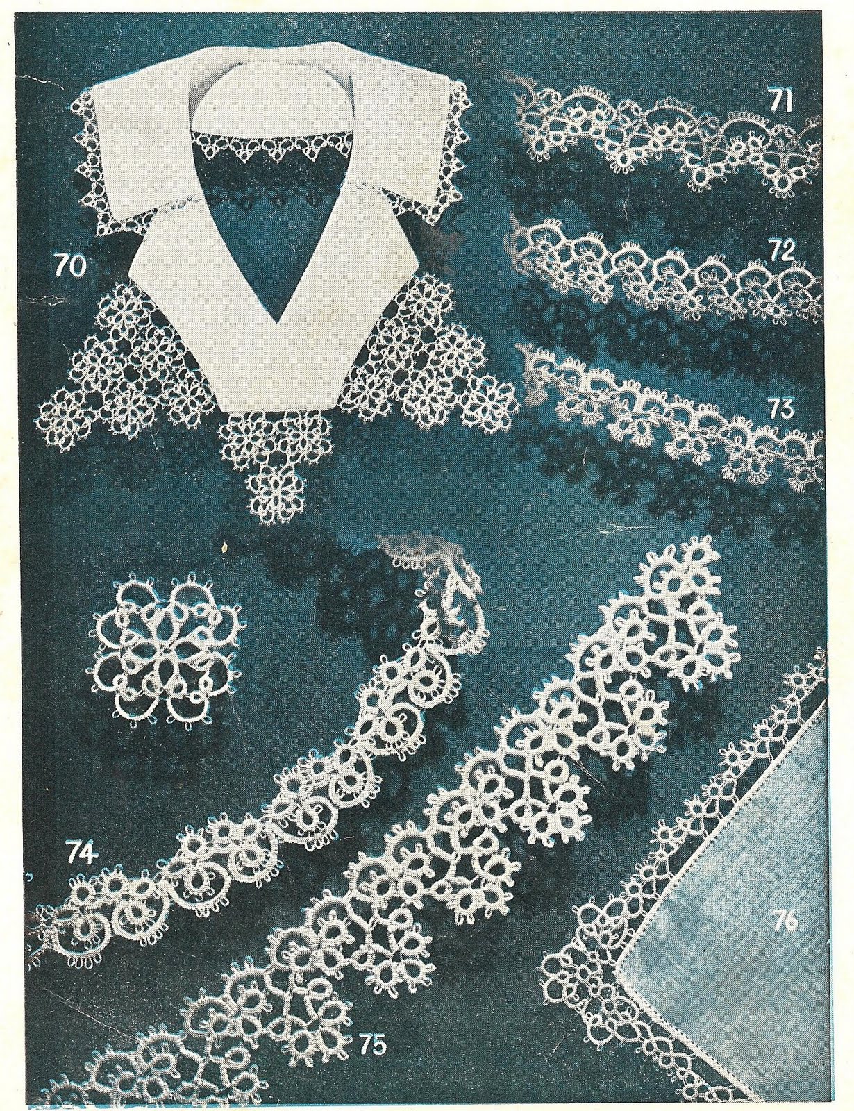 Little Grey Bungalow Tatting 6 Edgings and a Collar