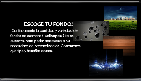 Escoge tu fondo!
