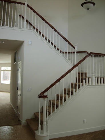 Staircase before