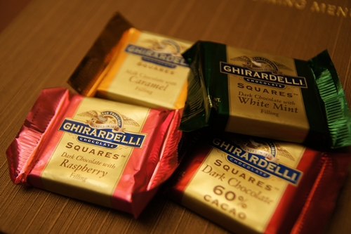 Ghirardelli Raspberry Squares