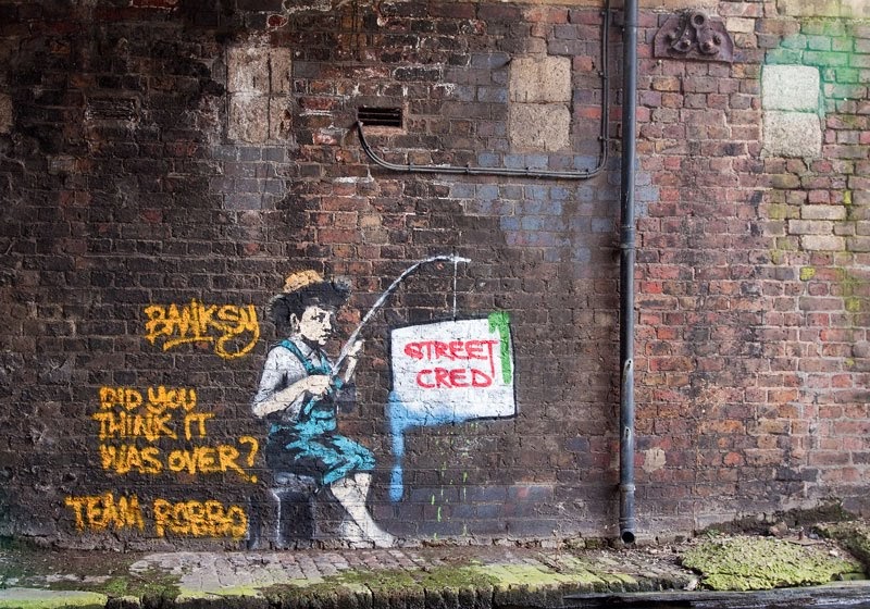 The Spirit Of Banksy Graffiti Street Scene By K Madison Moore K