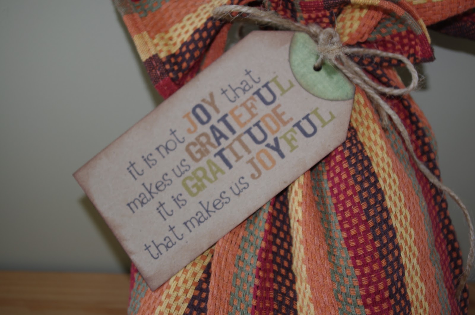 Creative "Try"als Gratitude Quote Tag