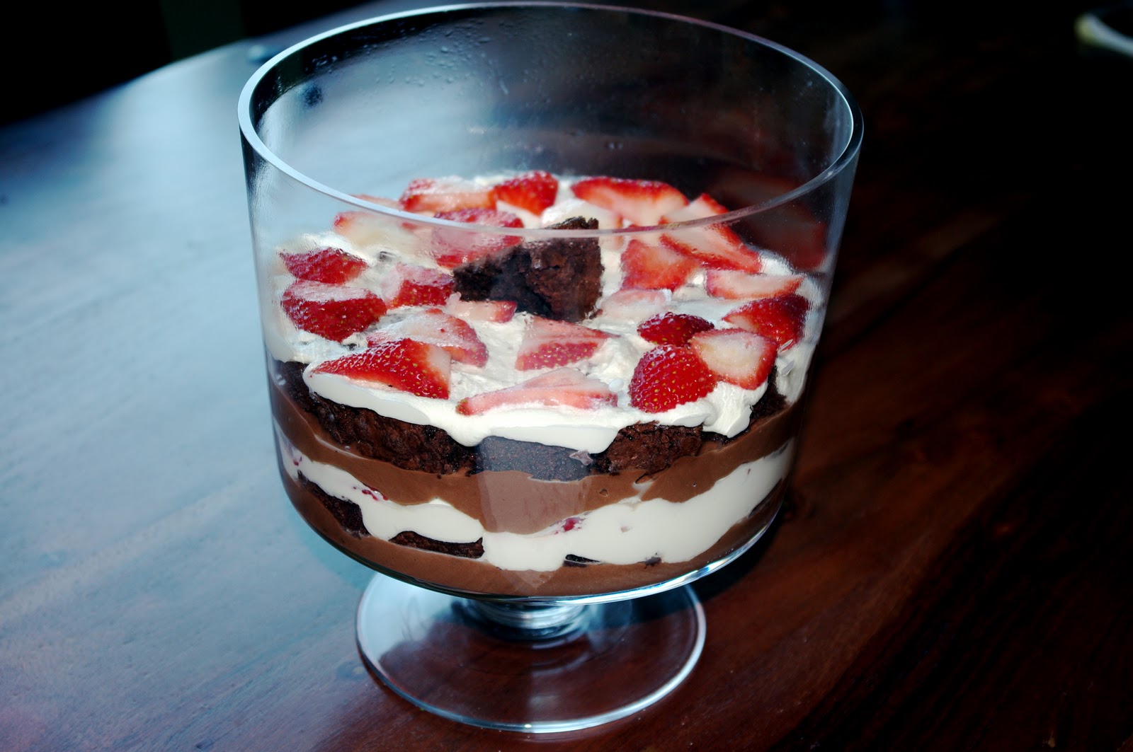 Creative "Try"als Chocolate MousseBrownie Trifle