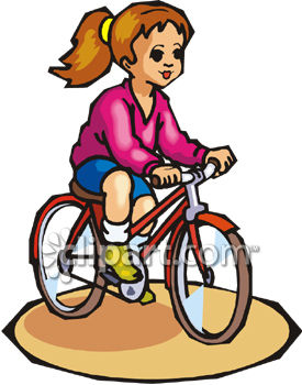 Sneha Riding Bike