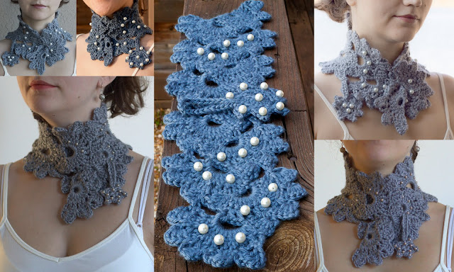 Crochet Flower Scarf - ShopWiki