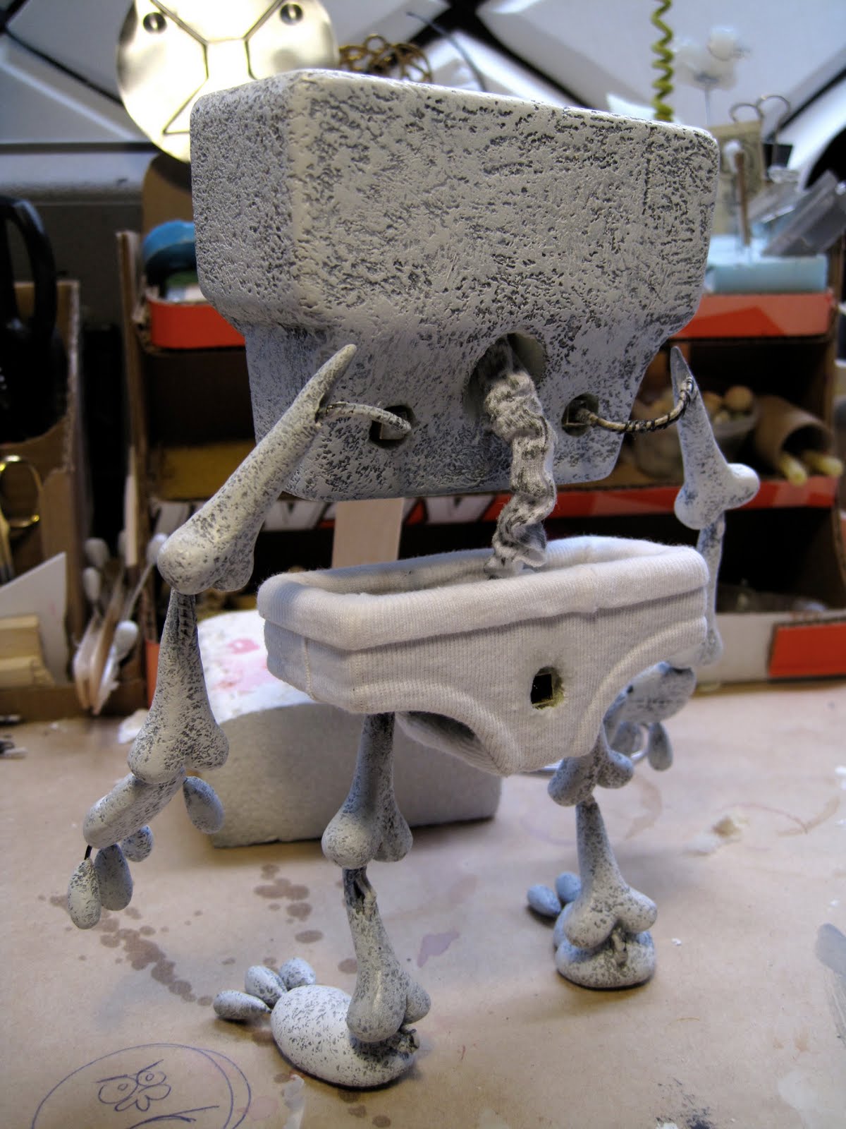 Max Winston's Art and Such Chowder and Flapjack puppets!