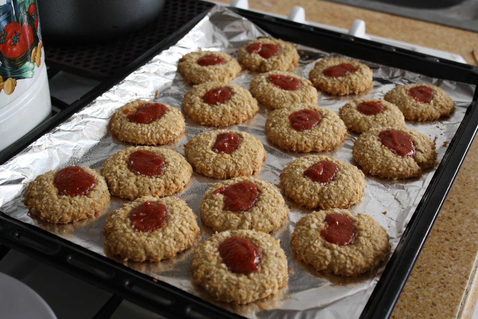 Cooking in El Salvador Guava Jam Coconut Cookies