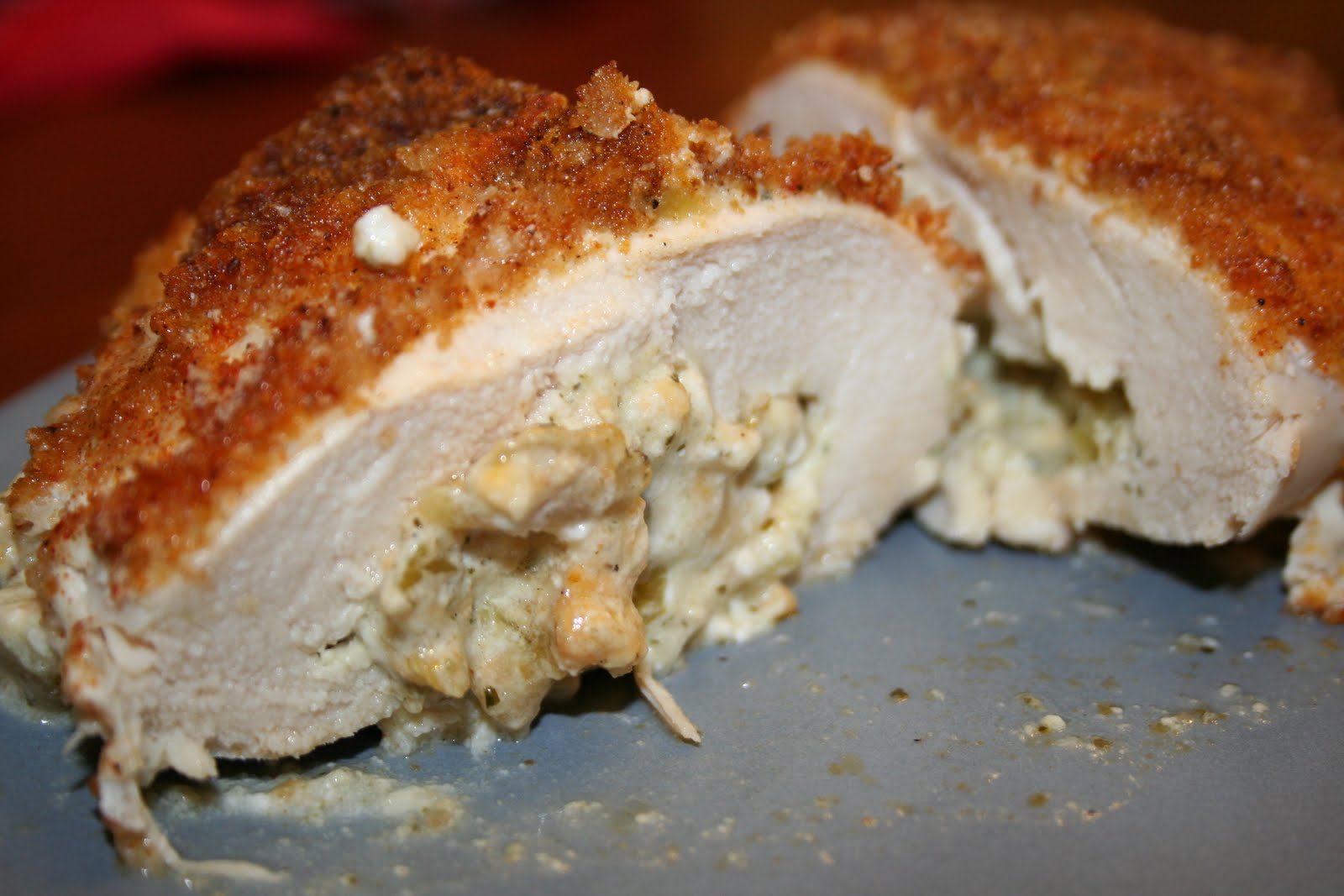 Chili and Cheese Chicken Rellenos (Stuffed Chicken Breasts original