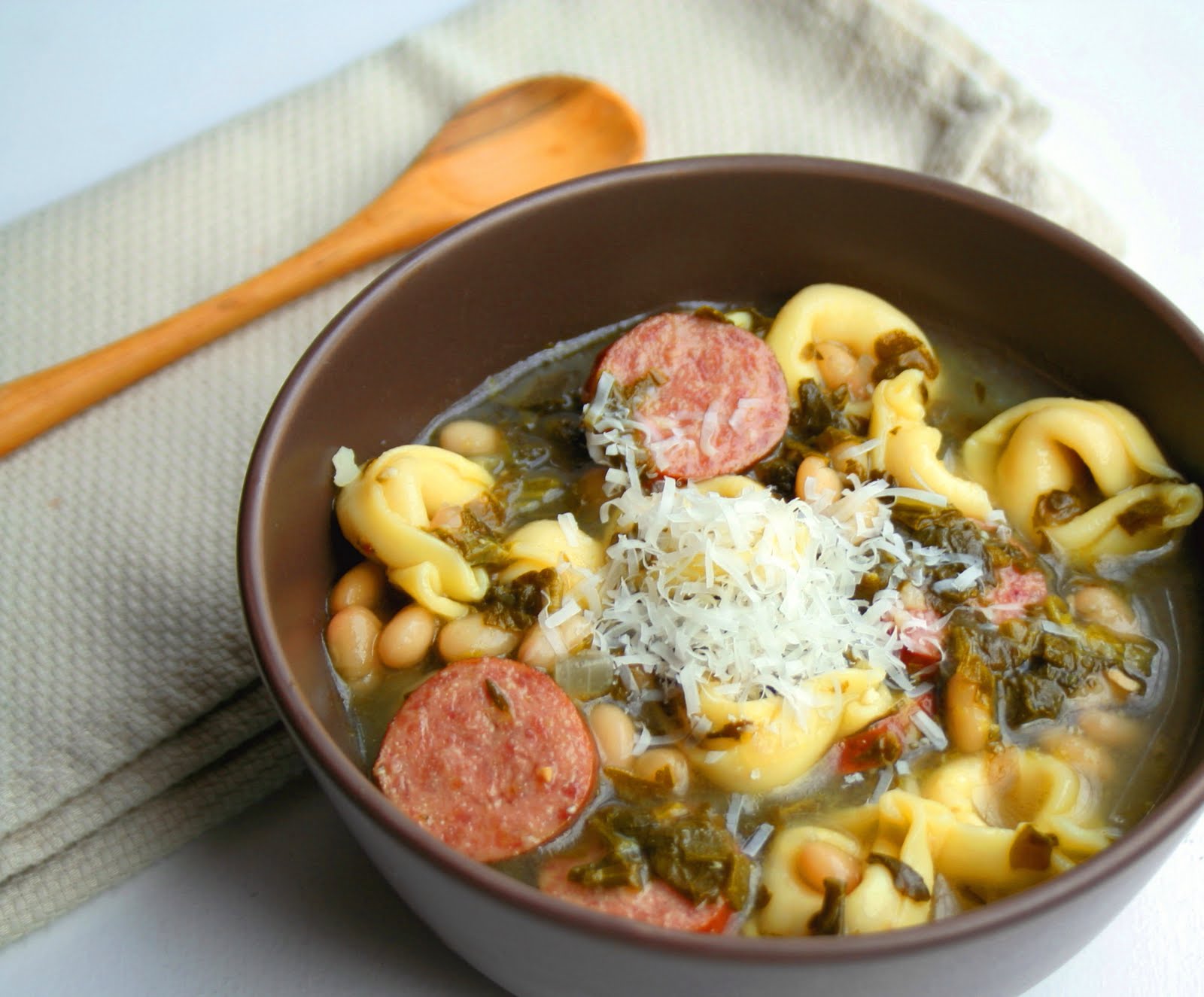 Tortellini And Kielbasa Soup (aka Our Favourite Soup) Kielbasa soup