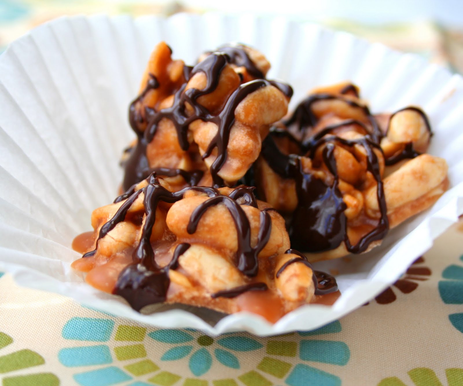 Salted Peanut Caramel Clusters (Low Carb and Gluten Free) All Day I