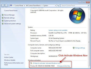 windows 7 ultimate build 7600 genuine activation