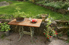 Trädgårdsbord med patina