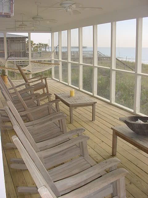 Screened Porch with Ocean View
