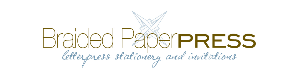 Braided Paper Letterpress